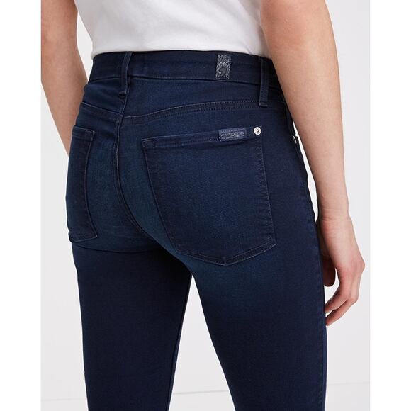 NWT 7 For All Mankind Gwen Skinny Embellished Jeans - 25 waist - Picture 8 of 11